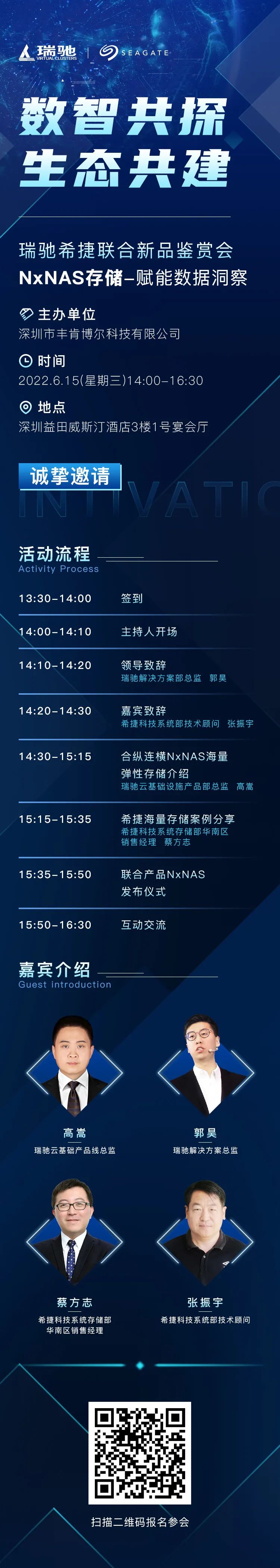 邀請函 | 瑞馳希捷聯(lián)合新品鑒賞會，誠邀您蒞臨